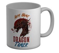 Shopagift Personalised Dragon Tamer Mythical Fantasy Mug White 11oz Large Ceramic Cup