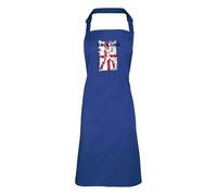 Shopagift Personalised England Cricket Fan Apron Mens Womens Cooking BBQ Chef DIY Cook - Blue