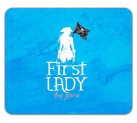 Shopagift Personalised First Lady Any Name Pirate Woman Mouse Mat Pad 24cm x 19cm