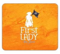 Shopagift Personalised First Lady Any Name Pirate Woman Mouse Mat Pad 24cm x 19cm