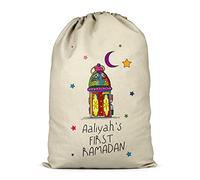 Shopagift Personalised First Ramadan Sack Mubarak Muslim Islam Gift Idea for Presents X-Large 70cm x 50cm