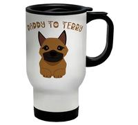 Shopagift Personalised German Shepherd Dogs Father's Day Travel Mug Daddy to Any Name Stainless Steel 14oz Cup