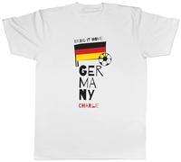 Shopagift Personalised Germany Football Mens T-Shirt Bring it Home Soccer Fan Supporter Tee