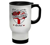 Shopagift Personalised Girls You Got This England Rugby Travel Mug Stainless Steel 14oz Cup