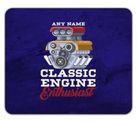Shopagift Personalised Grease Monkey Engine Enthusiast Mouse Mat Pad 24cm x 19cm
