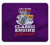 Shopagift Personalised Grease Monkey Engine Enthusiast Mouse Mat Pad 24cm x 19cm