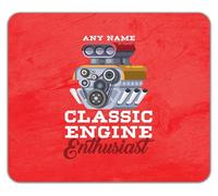 Shopagift Personalised Grease Monkey Engine Enthusiast Mouse Mat Pad 24cm x 19cm