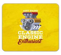 Shopagift Personalised Grease Monkey Engine Enthusiast Mouse Mat Pad 24cm x 19cm