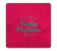 Shopagift Personalised Grease Monkey Fixing Problems 2 Pack Coasters - 9cm x 9cm