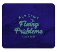 Shopagift Personalised Grease Monkey Fixing Problems Mouse Mat Pad 24cm x 19cm