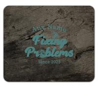 Shopagift Personalised Grease Monkey Fixing Problems Mouse Mat Pad 24cm x 19cm