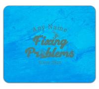 Shopagift Personalised Grease Monkey Fixing Problems Mouse Mat Pad 24cm x 19cm