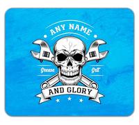 Shopagift Personalised Grease Monkey Grit & Glory Mouse Mat Pad 24cm x 19cm