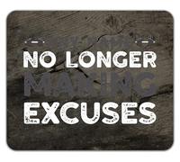 Shopagift Personalised Gym No Longer Making Excuses Mouse Mat Pad 24cm x 19cm