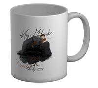 Shopagift Personalised Hajj Mubarak Mug Mecca Gold Glitter White 11oz Large Ceramic Cup