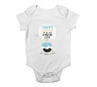 Shopagift Personalised Happy Birthday to The Best Nana Ever Celebration Baby Grow Vest Bodysuit Gift