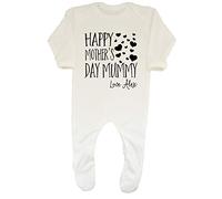 Shopagift Personalised Happy Mothers Day Mummy Baby Romper White