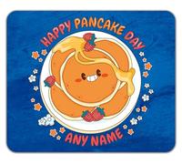Shopagift Personalised Happy Pancake Day Mouse Mat Pad 24cm x 19cm