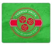 Shopagift Personalised Happy St George's Day Rose Badge Mouse Mat Pad 24cm x 19cm