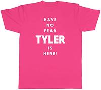 Shopagift Personalised Have No Fear Any Name T-Shirt Pink