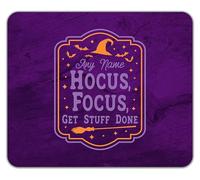 Shopagift Personalised Hocus Focus Get Stuff Done Halloween Mouse Mat Pad 24cm x 19cm