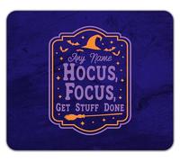 Shopagift Personalised Hocus Focus Get Stuff Done Halloween Mouse Mat Pad 24cm x 19cm