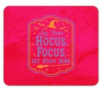 Shopagift Personalised Hocus Focus Get Stuff Done Halloween Mouse Mat Pad 24cm x 19cm