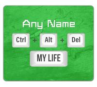 Shopagift Personalised IT Technician CTRL ALT DEL Mouse Mat Pad 24cm x 19cm
