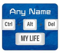 Shopagift Personalised IT Technician CTRL ALT DEL Mouse Mat Pad 24cm x 19cm