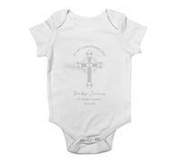 Shopagift Personalised It's My Christening Day Baby Grow Vest Any Name Date Location Bodysuit Gift