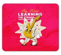 Shopagift Personalised Learning the Strings Guitar Lover Mouse Mat Pad 24cm x 19cm