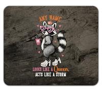Shopagift Personalised Looks Like a Queen Acts Like a Storm Mouse Mat Pad 24cm x 19cm