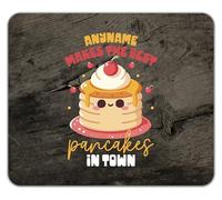 Shopagift Personalised Makes the Best Pancakes in Town Mouse Mat Pad 24cm x 19cm