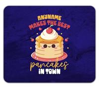 Shopagift Personalised Makes the Best Pancakes in Town Mouse Mat Pad 24cm x 19cm