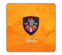 Shopagift Personalised Medieval Knight 2 Pack Coasters - 9cm x 9cm