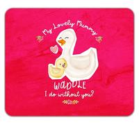 Shopagift Personalised Mother's Day Waddle I Do Without You Mouse Mat Pad 24cm x 19cm