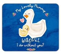 Shopagift Personalised Mother's Day Waddle I Do Without You Mouse Mat Pad 24cm x 19cm