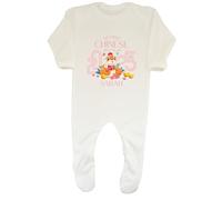 Shopagift Personalised My First Chinese New Year Baby Sleepsuit Romper Pink Snake Boys Girls