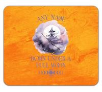 Shopagift Personalised Name Born Under a Full Moon Witch Mouse Mat Pad 24cm x 19cm