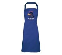 Shopagift Personalised Name Year Fire Breathing Dragon Since Adult Apron for Cooking BBQ Chef DIY Kitchen - Blue