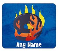Shopagift Personalised Number Day Flame Digit 9 Nine Mouse Mat Pad 24cm x 19cm