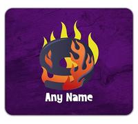 Shopagift Personalised Number Day Flame Digit 9 Nine Mouse Mat Pad 24cm x 19cm