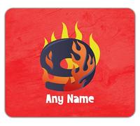 Shopagift Personalised Number Day Flame Digit 9 Nine Mouse Mat Pad 24cm x 19cm