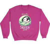 Shopagift Personalised Penguin Sleepy Time Sleeping Nap Kids Sweatshirt Jumper Boys Girls