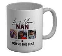 Shopagift Personalised Photo Mug Love You Nan You're The Best White 11oz Large Cup