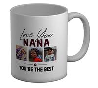 Shopagift Personalised Photo Mug Love You Nana You're The Best White 11oz Large Cup