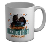 Shopagift Personalised Photo Mug This is What an Awesome Accountant Looks Like White 11oz Large Cup