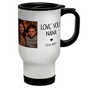Shopagift Personalised Photo Travel Mug Cup Love You Nana