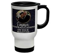 Shopagift Personalised Photo Travel Mug Gift Cup Congratulations On Your Masters Grads Graduate Graduation Gift Cup