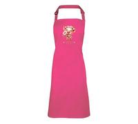 Shopagift Personalised Pig Daisy Flower Apron Mens Womens Cooking BBQ Chef DIY Cook - Pink